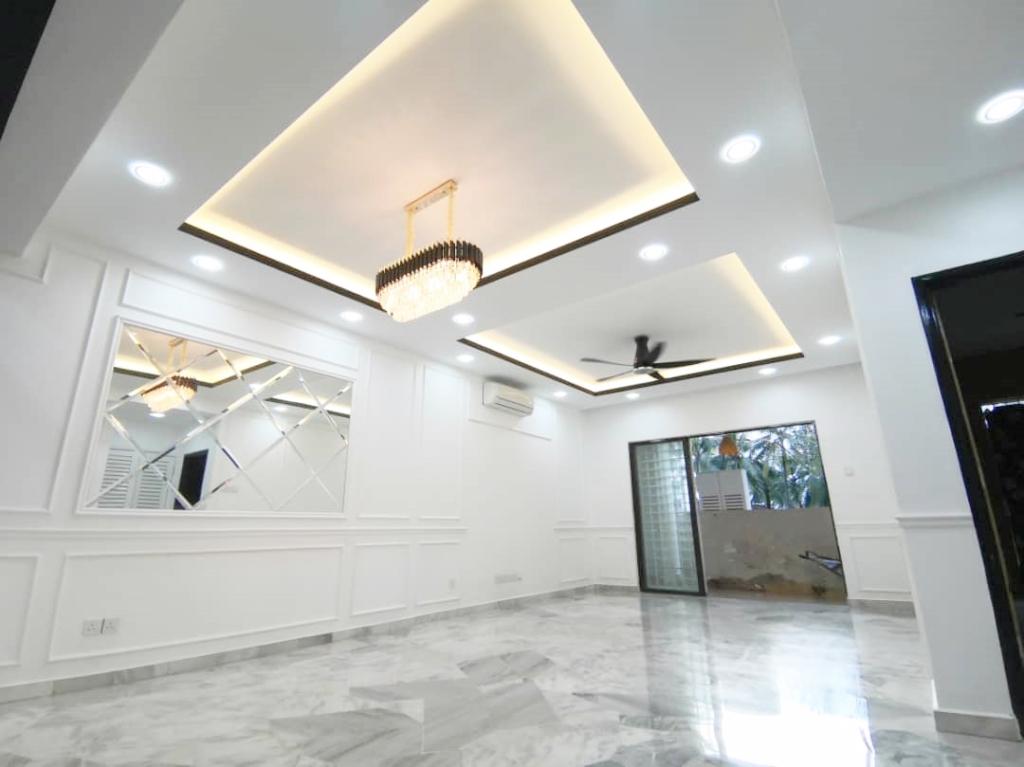 Thiết kế & thi công trần vách thạch cao nhà phố quận Đống Đa