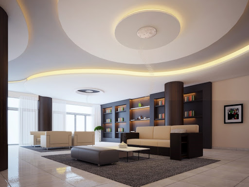 Thi công trần vách thạch cao Penthouse Sunshine Golden River